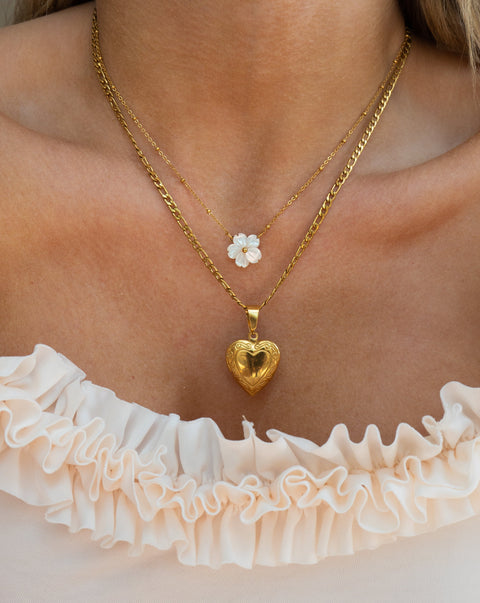 Heart Locket Necklace – JacqMaria Jewelry