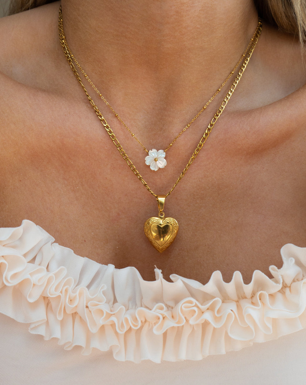 Heart Locket Necklace – JacqMaria Jewelry