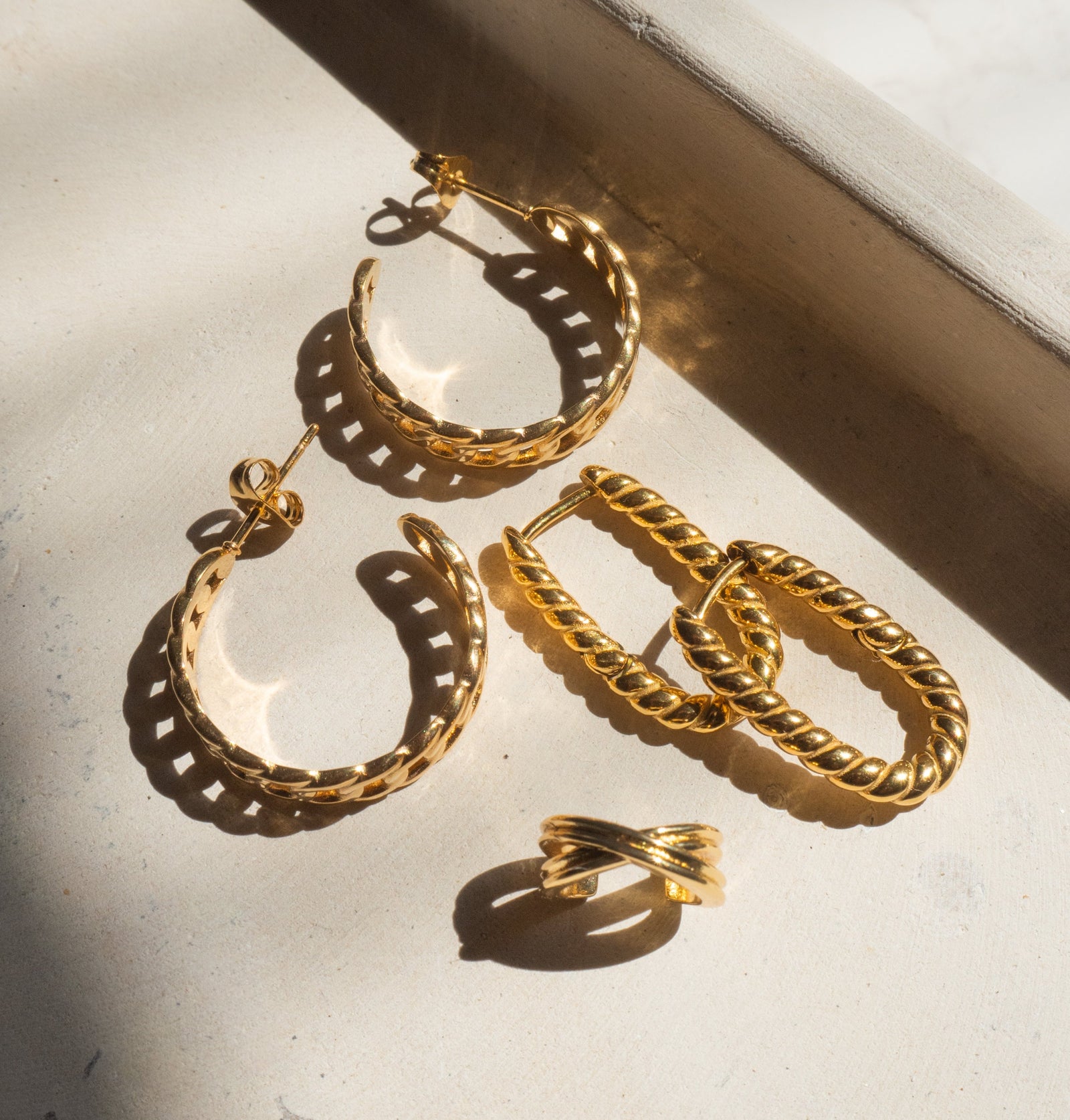 Rowan Cuff Bracelet - 18K Gold Plated