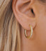Medium Gold Willow Hoop main image 1