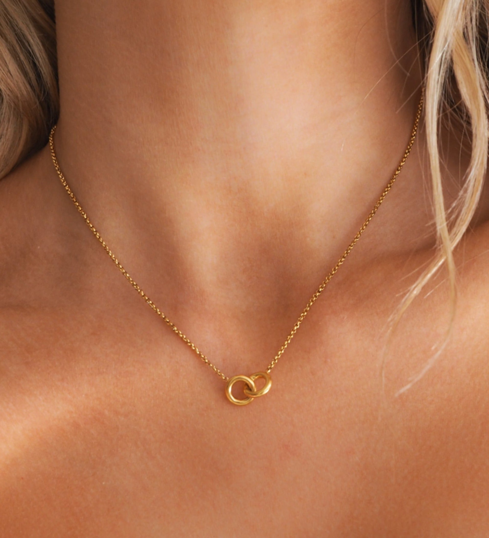9ct Gold Love Knot Necklace By Hurleyburley | notonthehighstreet.com