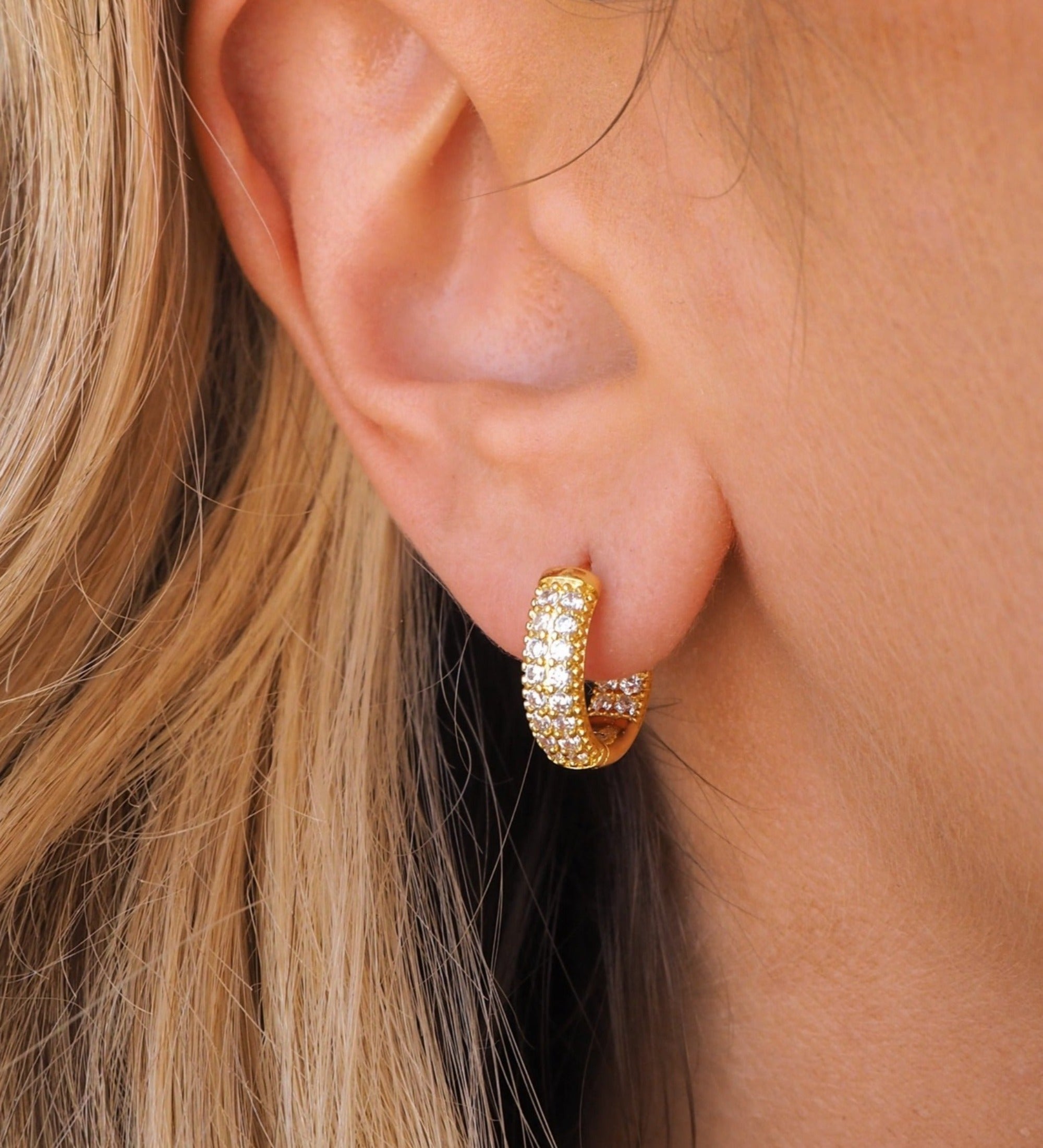 Gold hoop earrings for on sale babies